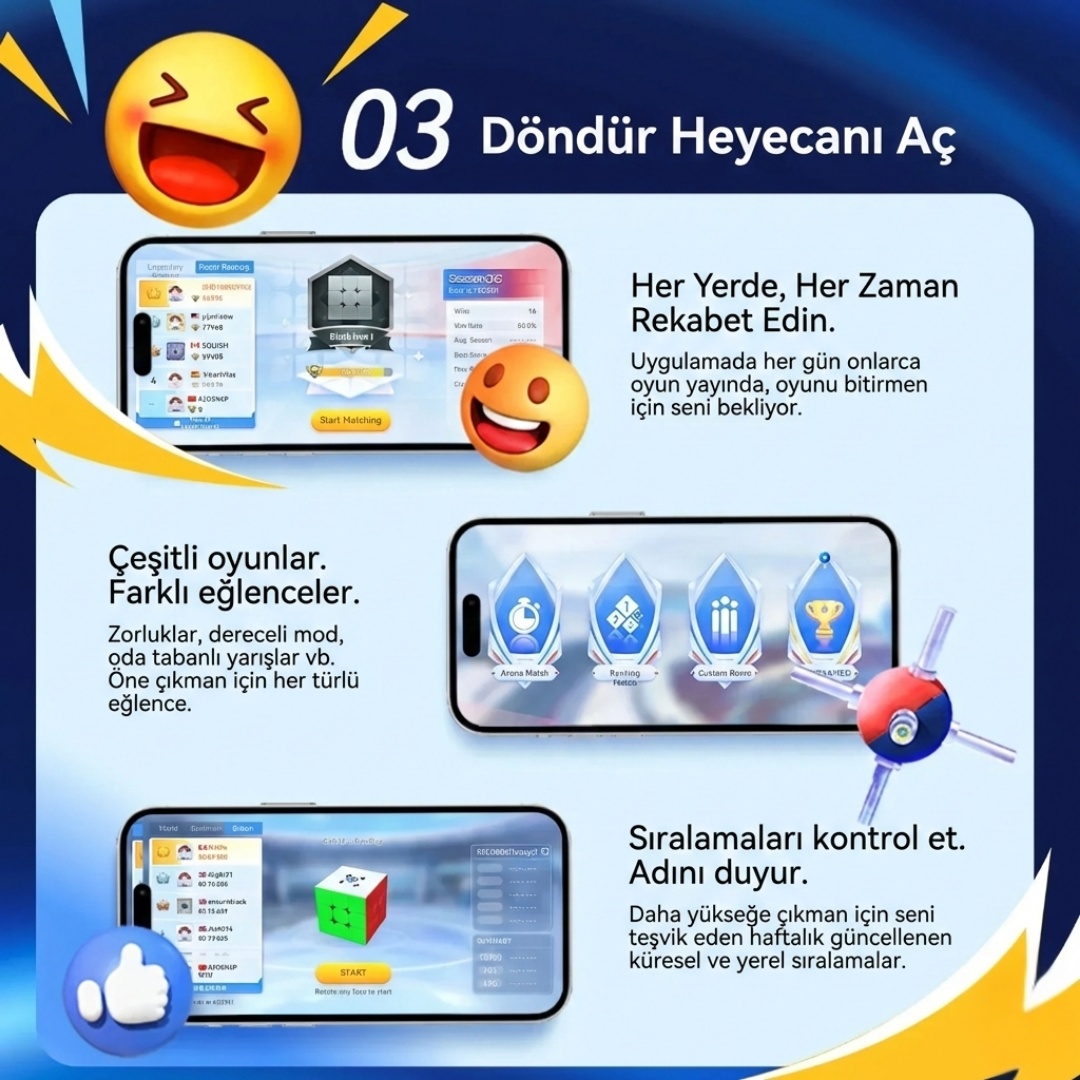 GAN 356 i Carry E Bluetooth Akıllı Küp