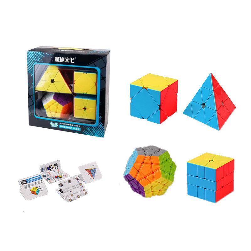 MoYu MeiLong Hediye Seti (Pyraminx/Skewb/Megaminx/SQ1) - Küp Sepeti