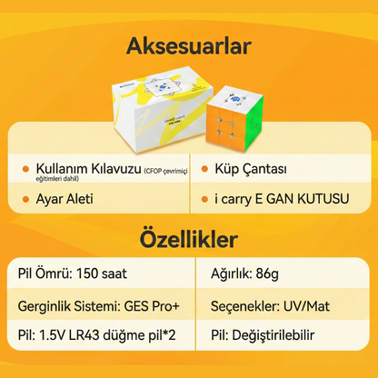 GAN 356 i Carry E Bluetooth Akıllı Küp