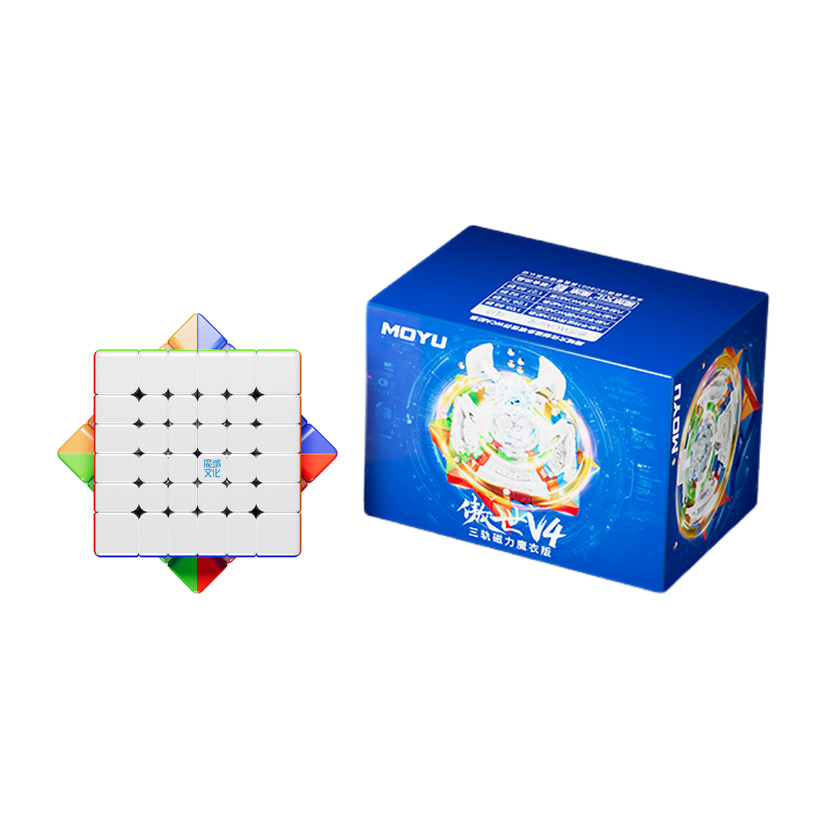 MoYu AoShi V4 6x6 Triple-Track UV — Ürün ve kutusu