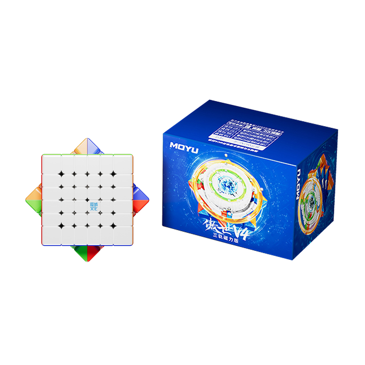 MoYu AoShi V4 6x6 Triple-Track — Ürün ve kutusu