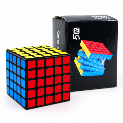 MoYu MeiLong 5x5 M Siyah — Ürün ve kutu