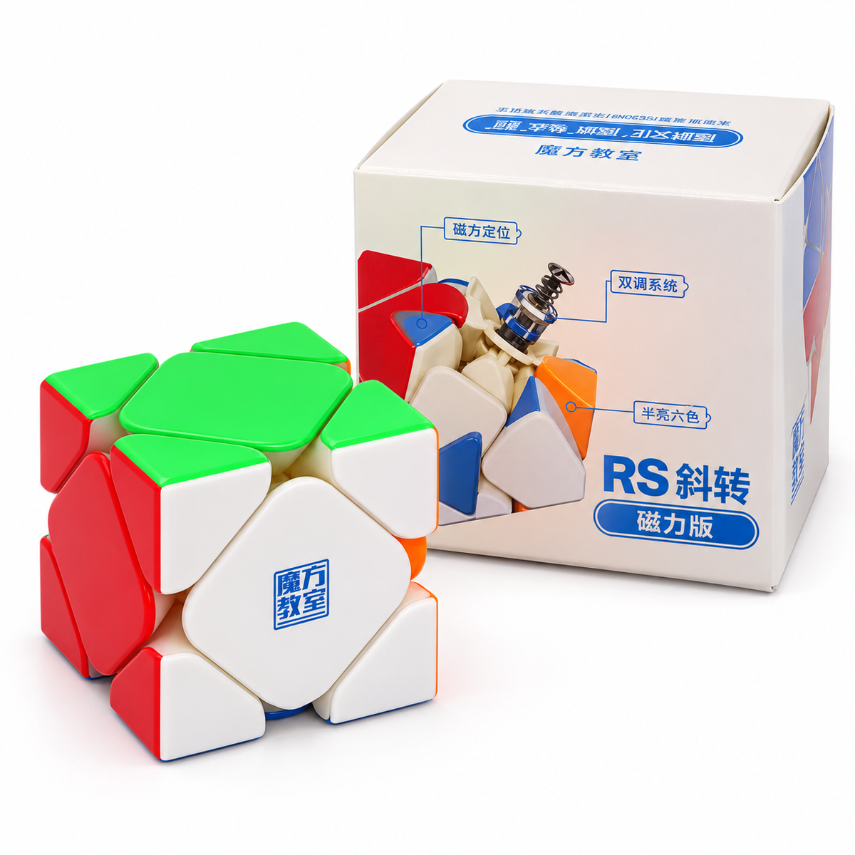 MoYu RS Skewb Standart — Ürün ve kutu