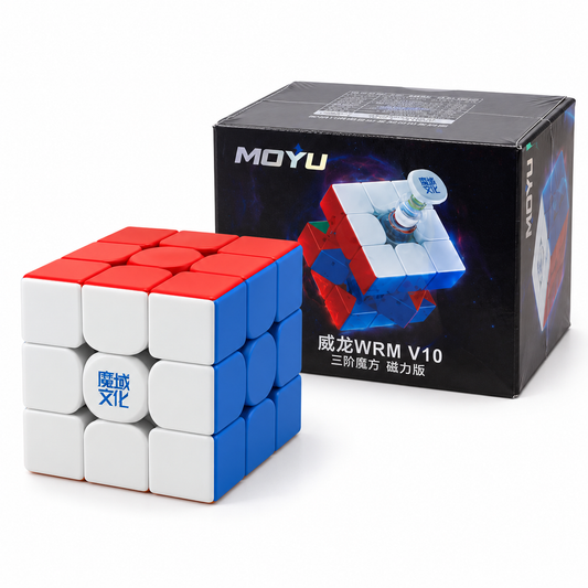 MoYu WeiLong WR M V10 3x3 Standart — Ürün ve kutu