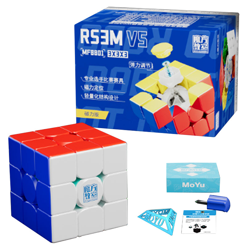 MoYu RS3 M V5 3x3 Standart — kutu içeriği